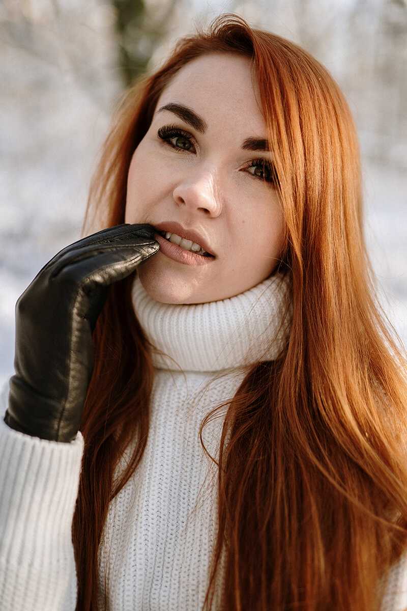 portret pięknej kobiety