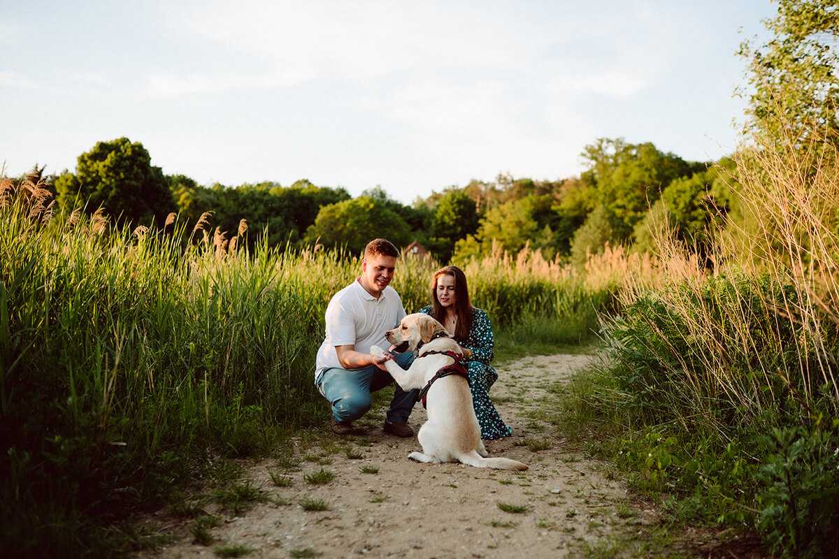 sesja narzeczenska nad stawami