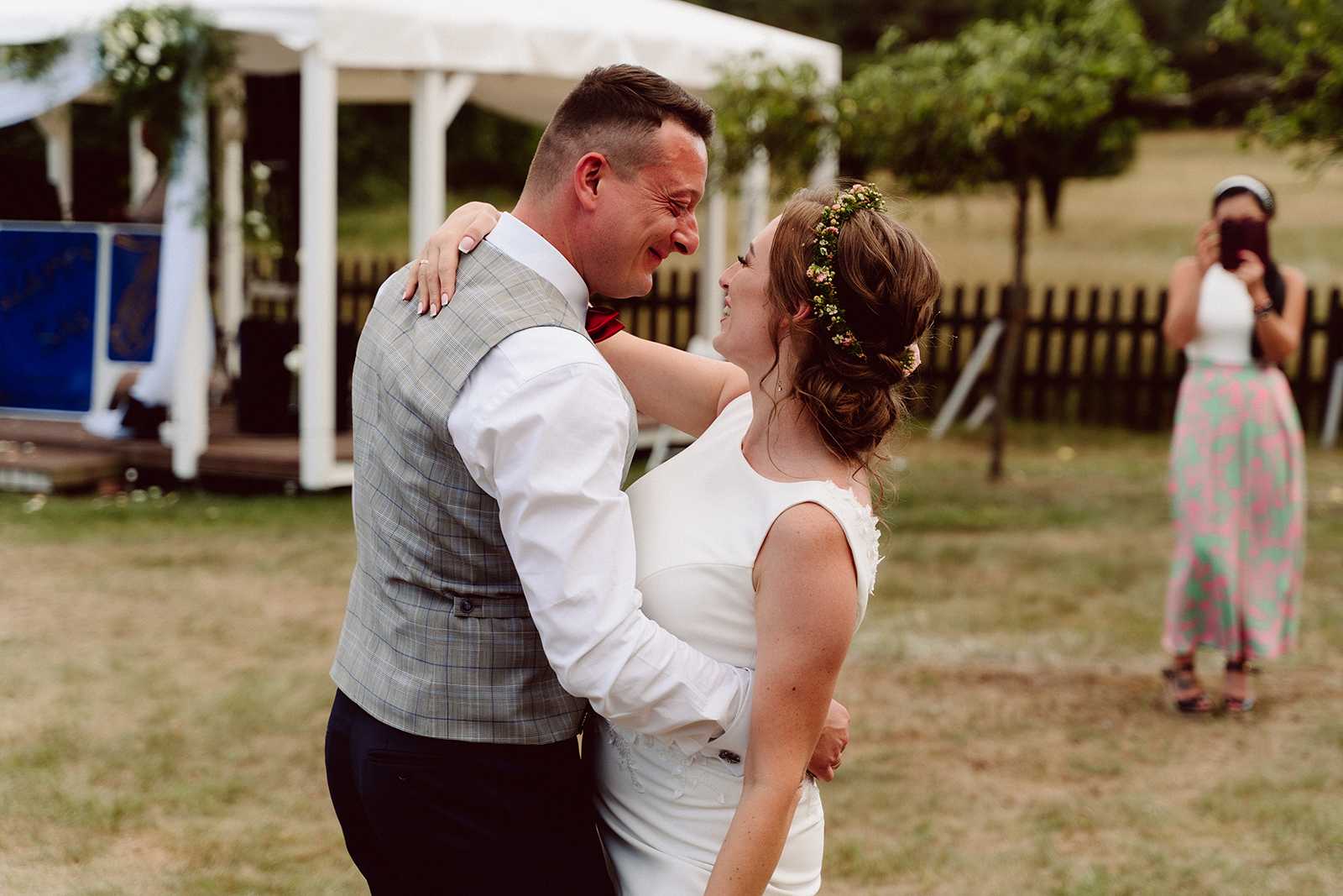 pierwszy taniec w plenerze