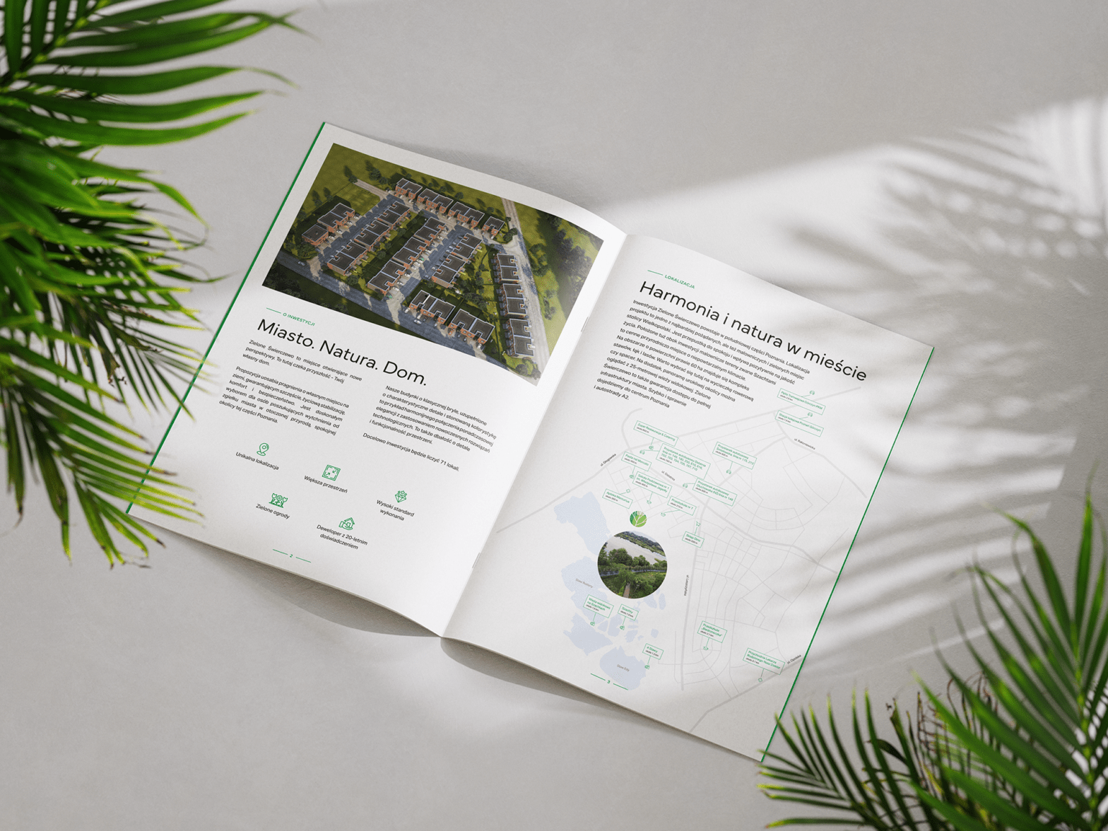 Folder reklamowy Zielone Świerczewo