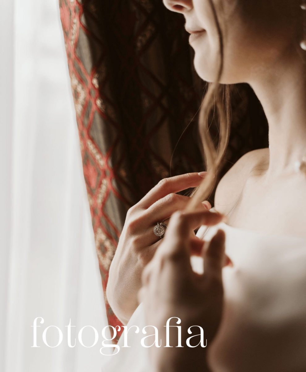 Subtelny portret panny młodej w pałacu